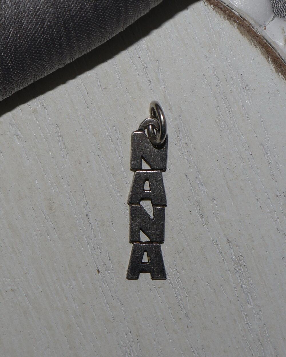Retired James Avery Sterling Silver Nana Drop Charm 0.6G / 1in